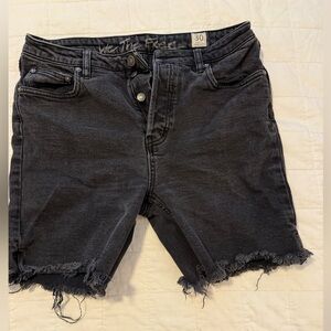 We The Free Charcoal Jean Shorts